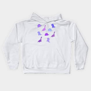 Purple Dino Pack Kids Hoodie